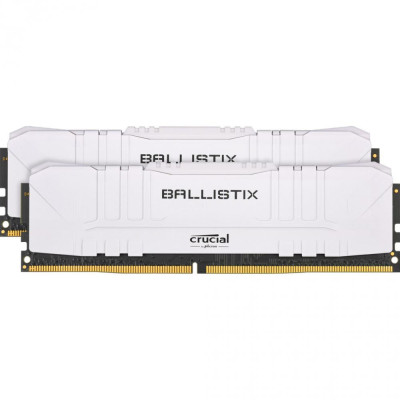 Пам'ять Crucial 32 GB (2x16GB) DDR4 2666 MHz Ballistix White (BL2K16G26C16U4W)