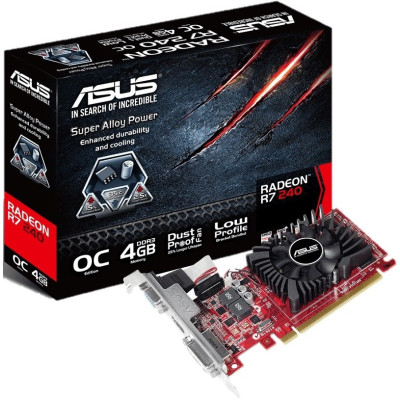 Відеокарта ASUS Radeon R7 240 4096MB 128bit Low Profile OC