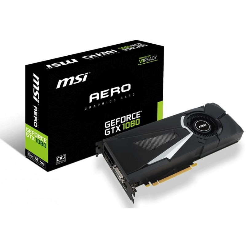 Відеокарта MSI GeForce GTX 1080 AERO 8G OC (912-V336-087)
