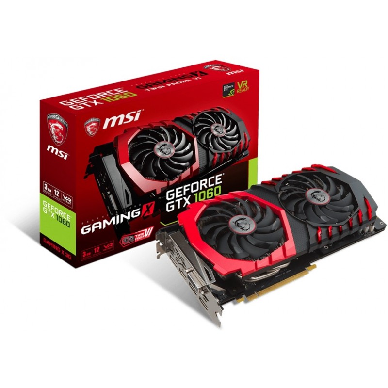 Відеокарта MSI GeForce GTX 1060 GAMING X 3G