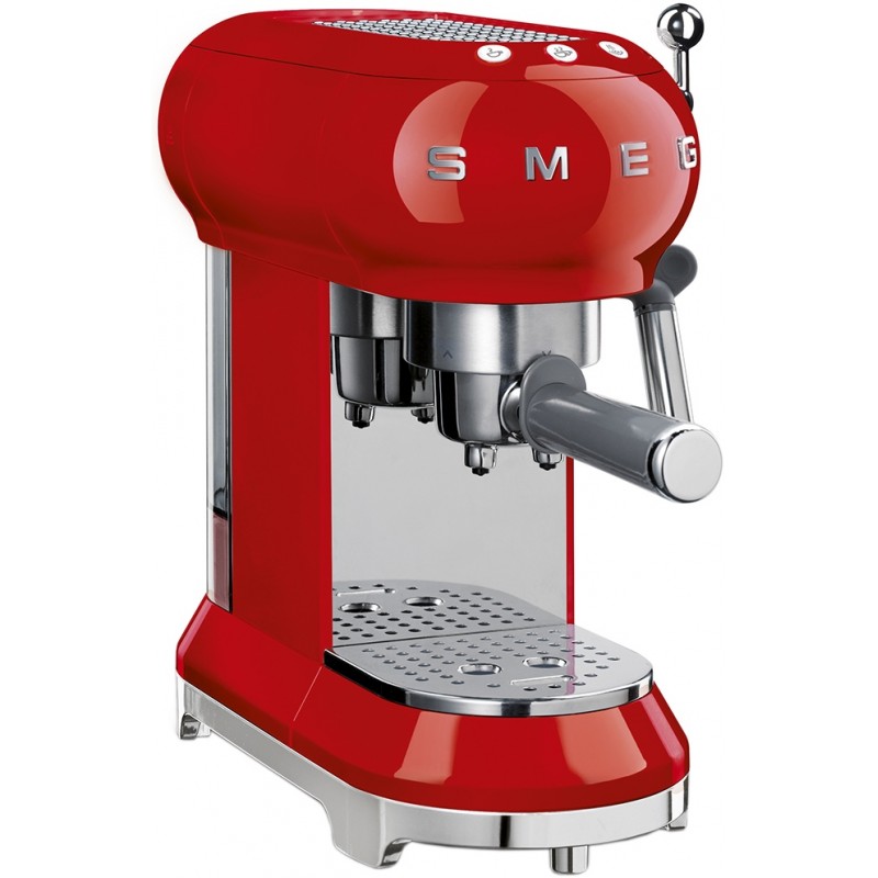 Ріжкова кавоварка еспресо SMEG ECF01RDEU