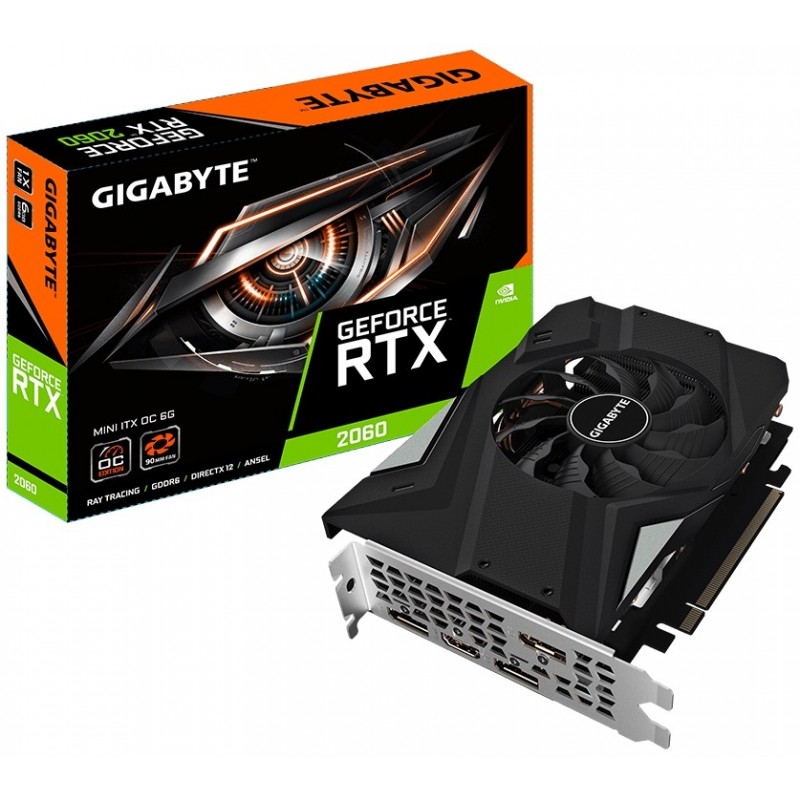 Відеокарта GIGABYTE GeForce RTX 2060 MINI ITX OC 6G (GV-N2060IXOC-6GD)