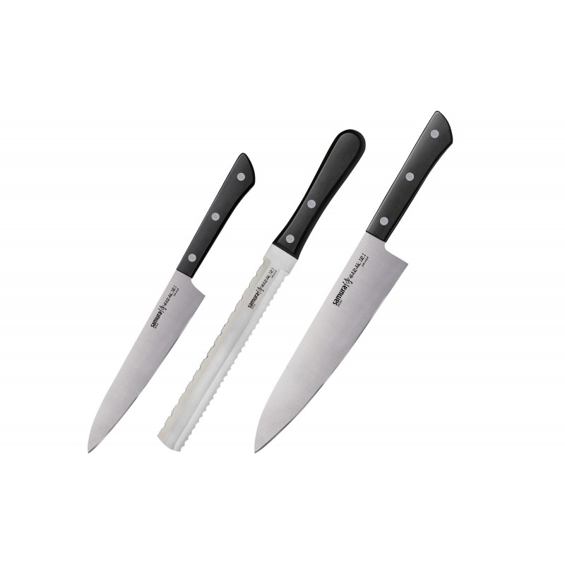 Набір ножів з 3 предметів Samura Harakiri SHR-0230B