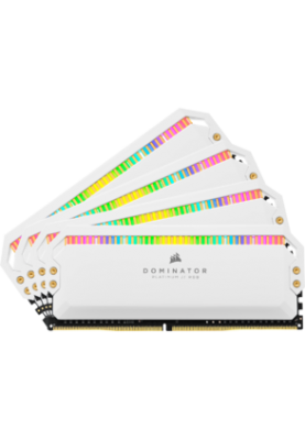 Пам'ять Corsair 32 GB (4x8GB) DDR4 3200 MHz Dominator Platinum RGB (CMT32GX4M4Z3200C16W)