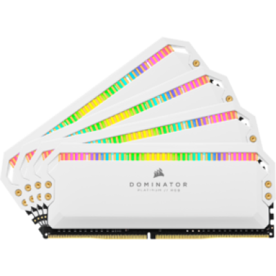 Пам'ять Corsair 32 GB (4x8GB) DDR4 3200 MHz Dominator Platinum RGB (CMT32GX4M4Z3200C16W)