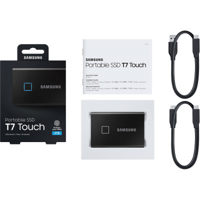 SSD накопичувач Samsung T7 Touch 1 TB Black (MU-PC1T0K/WW)