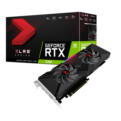 Відеокарта PNY GeForce RTX 2080 8GB XLR8 Gaming Overclocked Edition (VCG20808DFPPB-O)