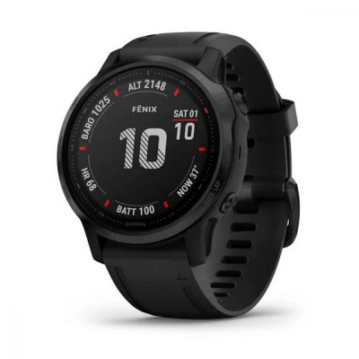 Спортивний годинник Garmin Fenix 6S Pro Black With Black Band (010-02159-14/13)