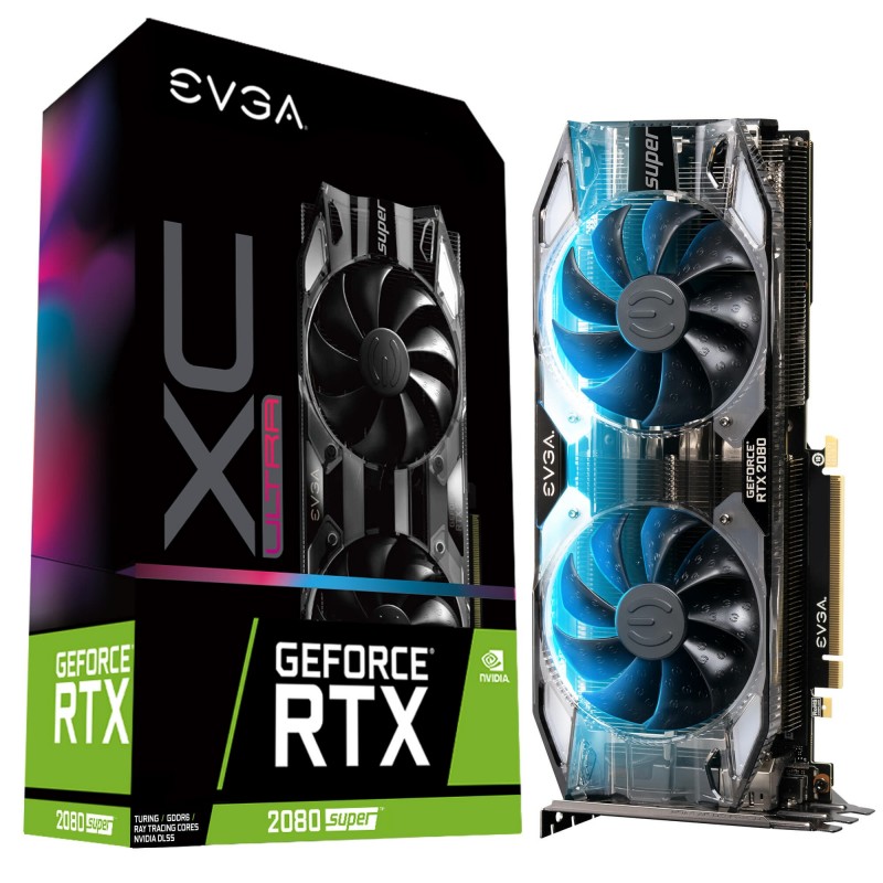 Відеокарта EVGA GeForce RTX 2080 SUPER XC ULTRA OVERCLOCKED (08G-P4-3183-KR)