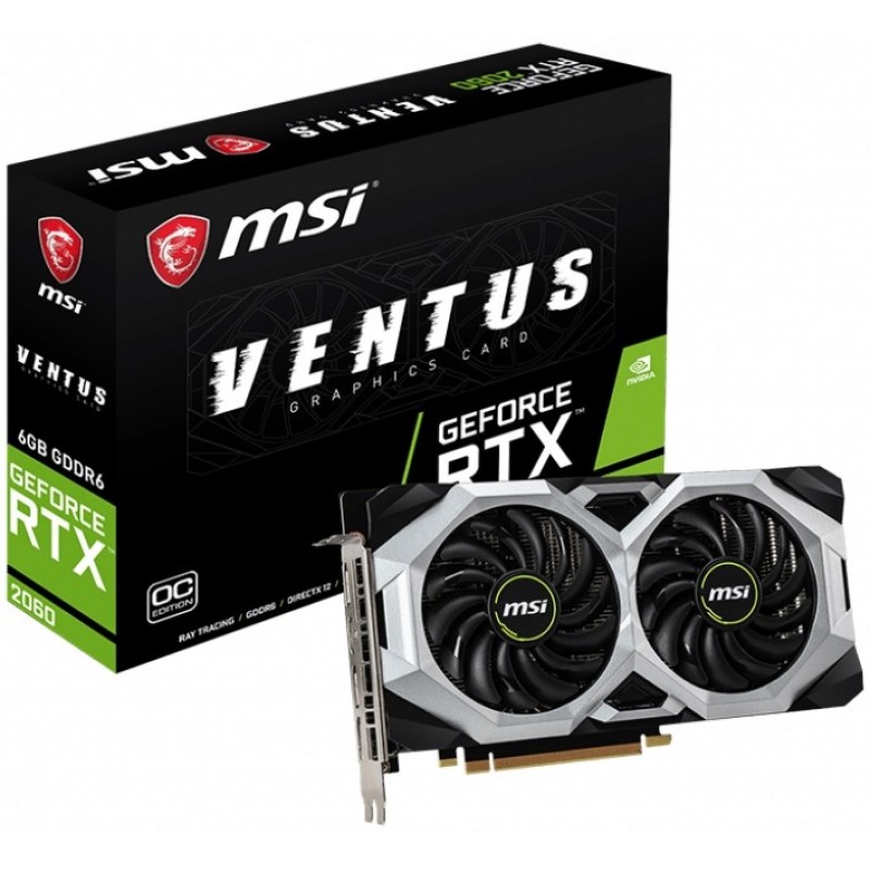 Відеокарта MSI GeForce RTX 2060 VENTUS 6G OC