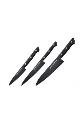 Набір з 3-х кухонних ножів Samura Shadow SH-0220