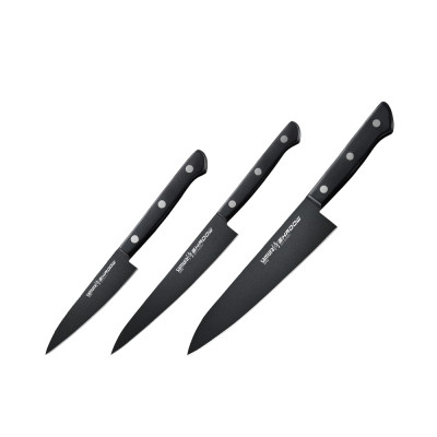 Набір з 3-х кухонних ножів Samura Shadow SH-0220