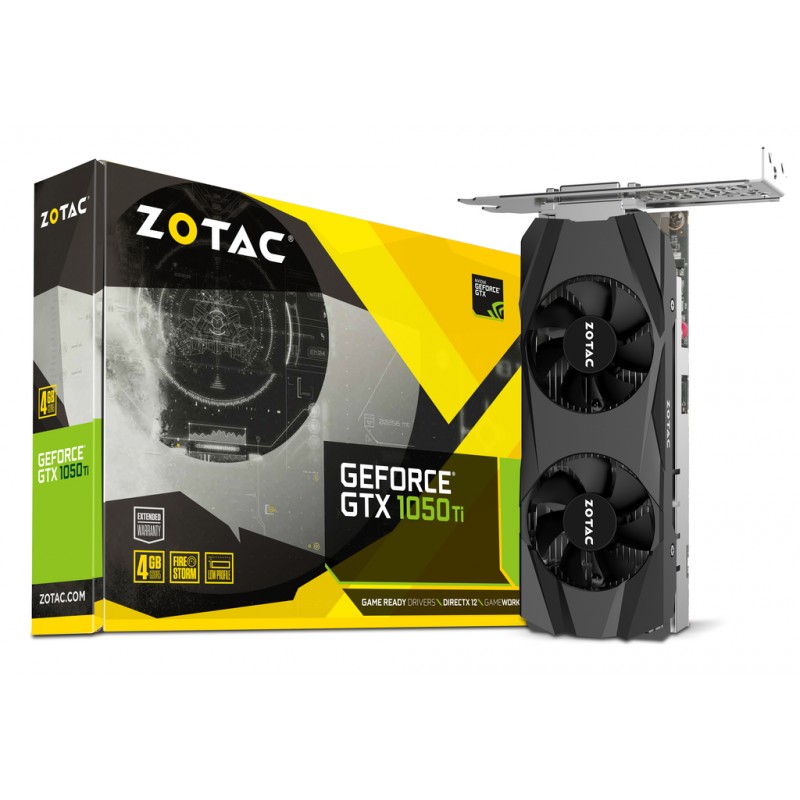 Відеокарта Zotac GeForce GTX 1050 Ti Low Profile 4GB GDDR5