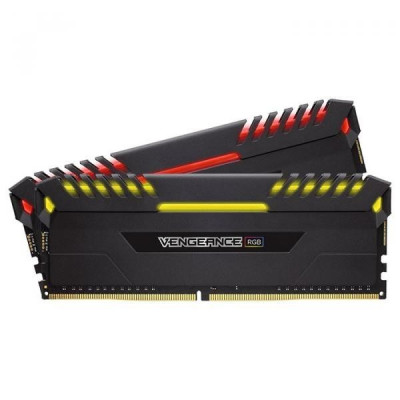 Пам'ять Corsair 16 GB (2x8GB) DDR4 3000 MHz Vengeance RGB (CMR16GX4M2C3000C15)