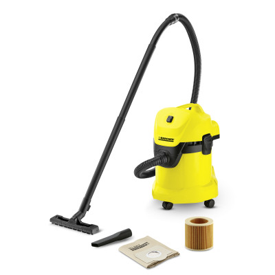Професійний пилосос з мішком та контейнером Karcher WD 3 (1.629-821.0)