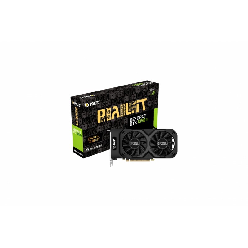 Відеокарта Palit GeForce GTX 1050 Ti DUAL OC 4GB GDDR5