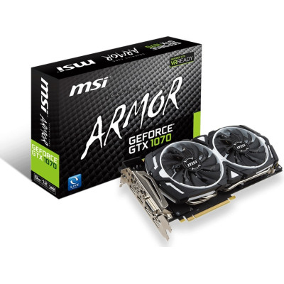 Відеокарта MSI GeForce GTX 1070 ARMOR 8G