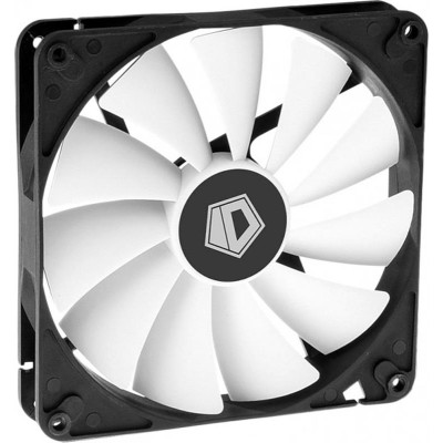 Вентилятор ID-Cooling WF-14025-XT, 140x140x25мм, 4-pin PWM, чорний з білим
