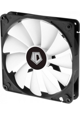 Вентилятор ID-Cooling WF-14025-XT, 140x140x25мм, 4-pin PWM, чорний з білим