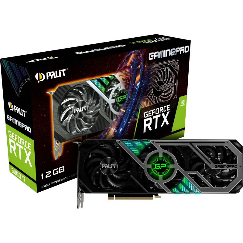 Видеокарта GF RTX 3080 Ti 12GB GDDR6X GamingPro Palit (NED308T019KB-132AA)