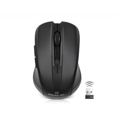 Мишка бездротова REAL-EL RM-307 Black USB