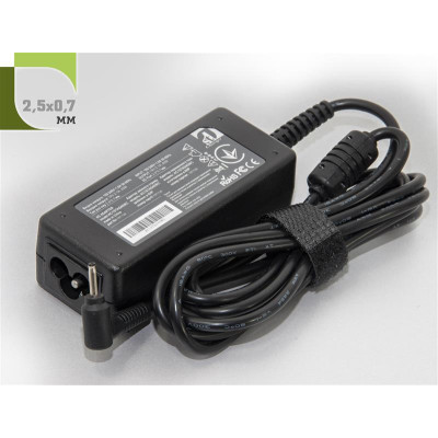 Блок живлення 1StCharger для ноутбука Asus 19V 40W 2.1A 2.5х0.7мм (AC1STAS40WC)