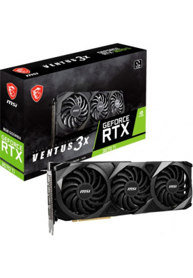Відеокарта GF RTX 3070 Ti 8GB GDDR6X Ventus 3X OC MSI (GeForce RTX 3070 Ti VENTUS 3X 8G OC)