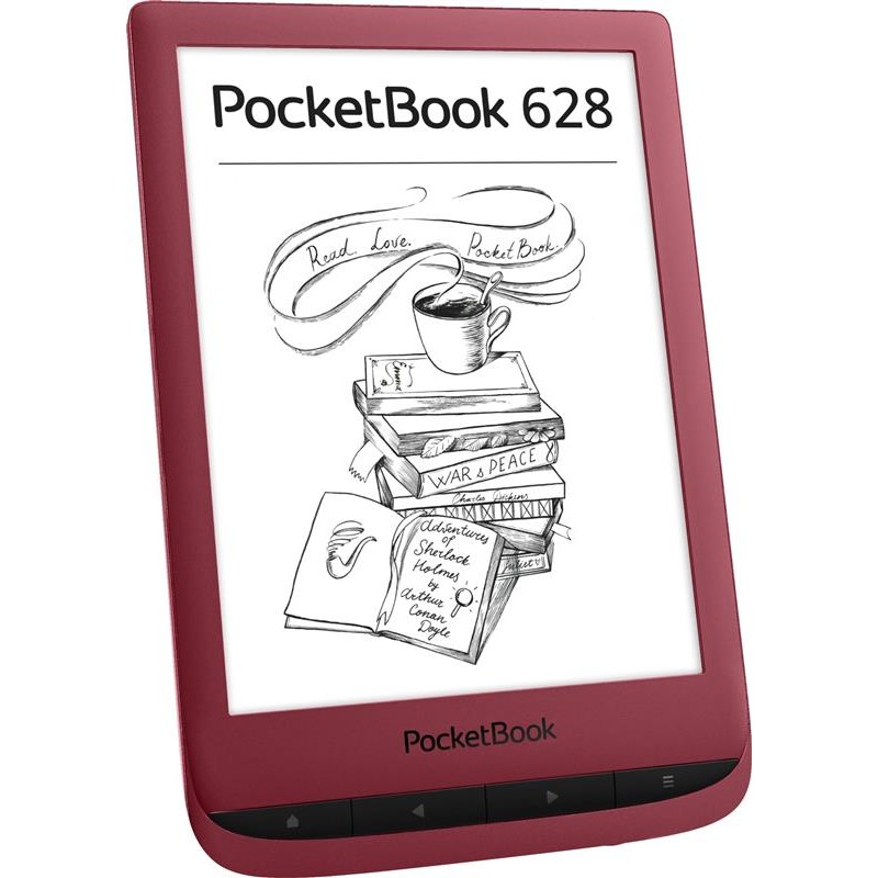 Електронна книга PocketBook 628 Ruby Red (PB628-R-WW)