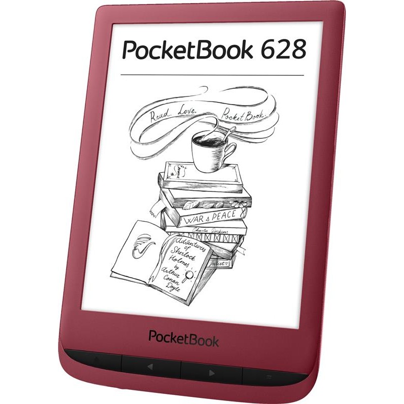 Електронна книга PocketBook 628 Ruby Red (PB628-R-WW)