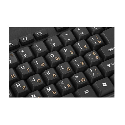 Комплект (клавіатура, миша) REAL-EL Standard 503 Kit Black (EL123100022)