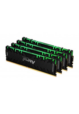 Модуль пам`яті DDR4 4x8GB/3200 Kingston Fury Renegade RGB (KF432C16RBAK4/32)