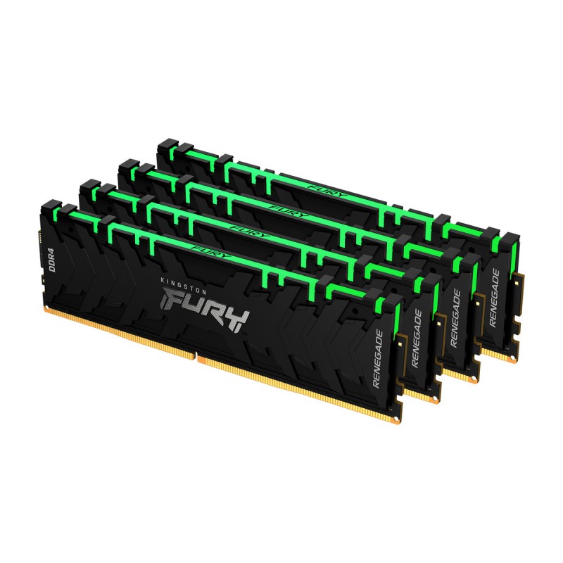 Модуль памяти DDR4 4x8GB/3200 Kingston Fury Renegade RGB (KF432C16RBAK4/32)