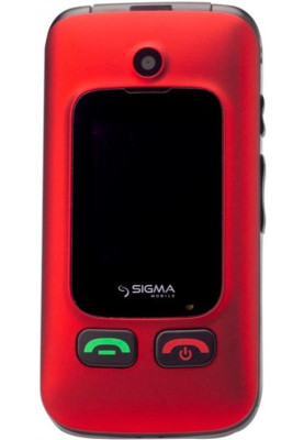 Мобiльний телефон Sigma mobile Comfort 50 Shell Dual Sim Black/Red (4827798212325)