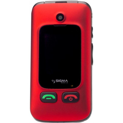 Мобiльний телефон Sigma mobile Comfort 50 Shell Dual Sim Black/Red (4827798212325)