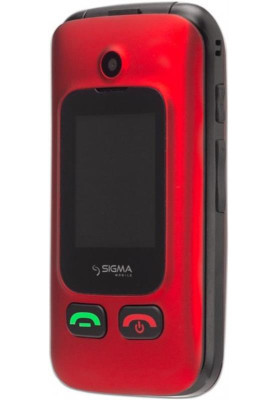 Мобiльний телефон Sigma mobile Comfort 50 Shell Dual Sim Black/Red (4827798212325)