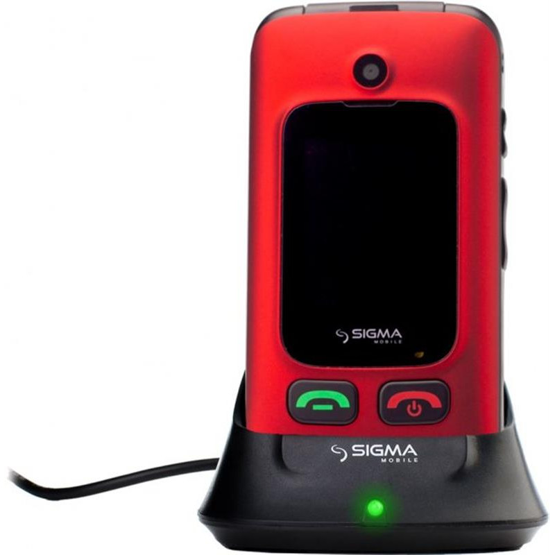 Мобильный телефон Sigma mobile Comfort 50 Shell Dual Sim Black/Red (4827798212325)