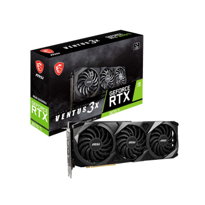Відеокарта GF RTX 3070 Ti 8GB GDDR6X Ventus 3X MSI (GeForce RTX 3070 Ti VENTUS 3X 8G)