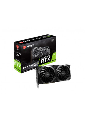 Відеокарта GF RTX 3070 8GB GDDR6 Ventus 2X OC MSI (GeForce RTX 3070 VENTUS 2X 8G OC LHR)