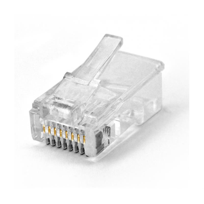 Конектор RJ 45 Ritar Premium 13193 8P8C Cat-5 (100 шт/уп) Q100 позолочені контакти