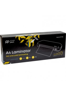 Ламінатор PowerPlant EasyLam PP-265 3в1, для офісу, A4, 80-125 мкм, 400 мм/хв