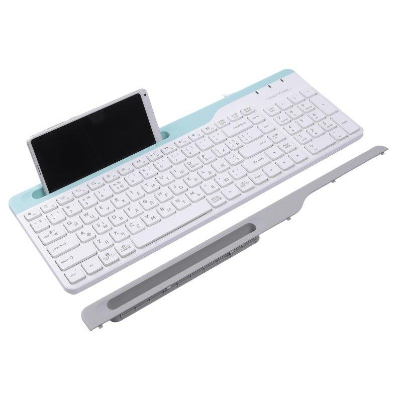 Клавіатура A4Tech Fstyler Ukr FK25 White