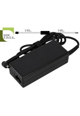 Блок живлення 1StCharger для ноутбука Asus 19V 65W 3.42A 4.5х3.0мм + каб.живл. (AC1STAS65WE)