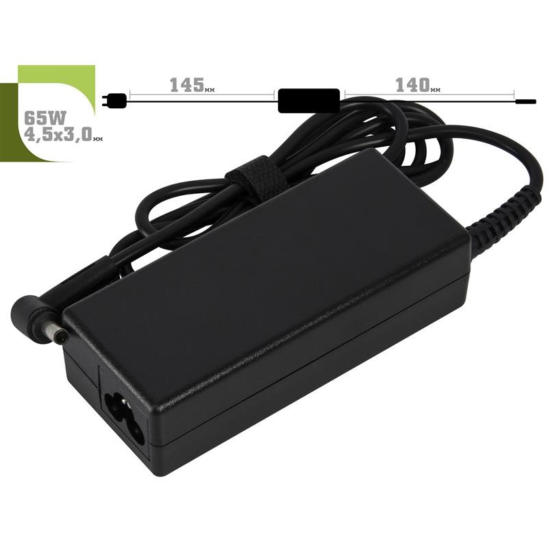 Блок живлення 1StCharger для ноутбука Asus 19V 65W 3.42A 4.5х3.0мм + каб.живл. (AC1STAS65WE)