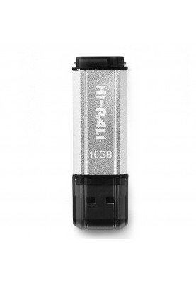 Флеш-накопичувач USB 16GB Hi-Rali Stark Series Silver (HI-16GBSTSL)