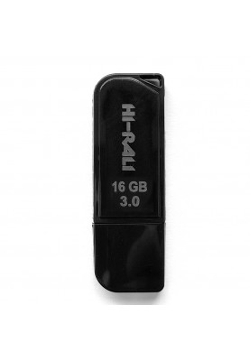 Флеш-накопичувач USB3.0 16GB Hi-Rali Taga Series Black (HI-16GB3TAGBK)