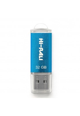 Флеш-накопичувач USB 32GB Hi-Rali Rocket Series Blue (HI-32GBVCBL)