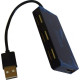 Концентратор USB 2.0 Atcom TD4005 4хUSB2.0 Black (AT10725)