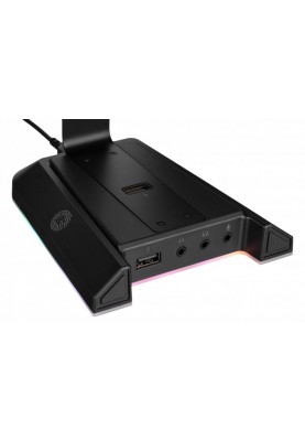 Підставка для гарнітури 3 в 1 2E Gaming GST320 RGB 7.1 USB Black (2E-GST320UB)