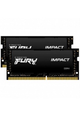 Модуль пам`яті SO-DIMM 2x32GB/2666 DDR4 Kingston Fury Impact (KF426S16IBK2/64)