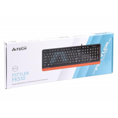 Клавіатура A4Tech Fstyler FKS10 Orange